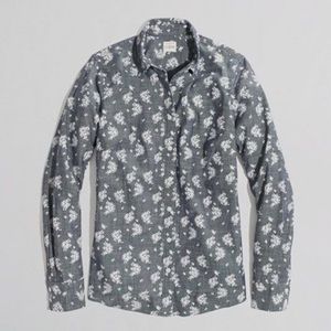 Retro J. Crew Classic Button Up Chambray